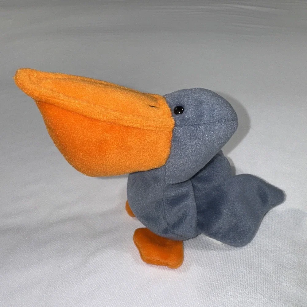 Ty Beanie Baby SCOOP Pelican Bird‎ 1996 Vtg No Tag Plush Toy Retired